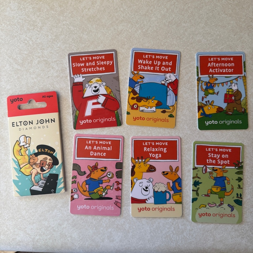 Yoto Elton John & Activity Card Set